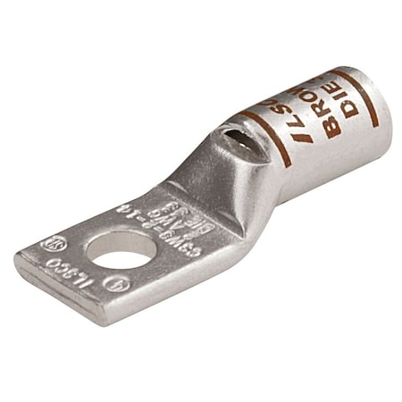 One-Hole Compression Lug, Standard Barrel, Copper, None, 3 PK MPN:CSWS-2-14-EC
