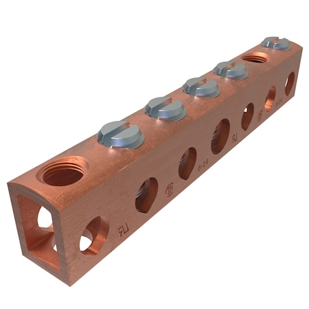 Copper Neutral Bar Connector, Cndctr 4T MPN:D167-4-EC