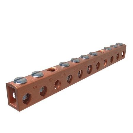 Copper Netrual Bar Connector, Cndctr 4T MPN:D167-8-EC