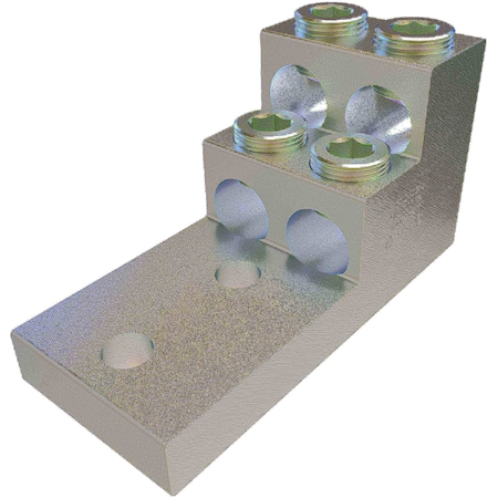 Aluminum Panelboard Lug, onductor 600-2 MPN:PB4-600-2N-EC