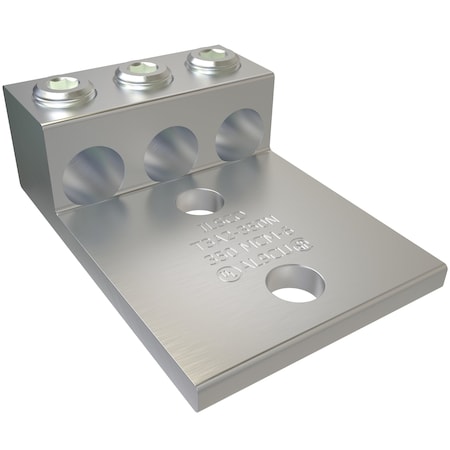 Aluminum Mechanical Lugnnector, Cndctr MPN:T3A2-350N-EC