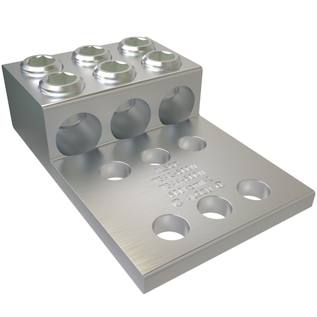 Aluminum Mechanical Lugnnector, Cndctr MPN:T3A4-600N-EC