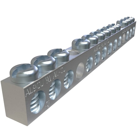 Aluminum Neutral Bar Connector, Conducto MPN:NBAS-012-2-A-EC