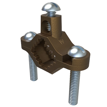 Permaground Brass Ground Clamp, Con, PK4 MPN:BGC-1-EC