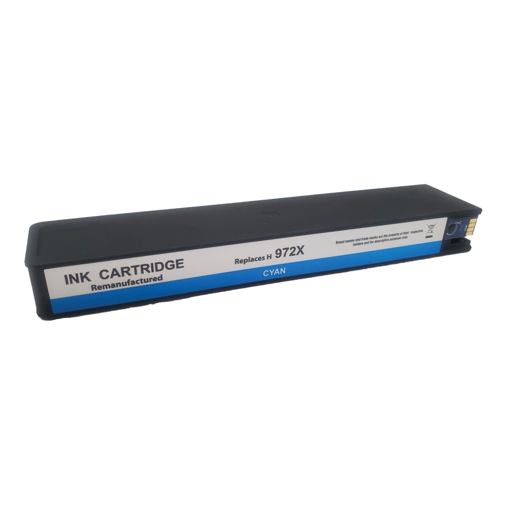 IPW Preserve Remanufactured Cyan High-Yield Ink Cartridge Replacement For HP 972X, 140-72C-ODP MPN:140-72C-ODP