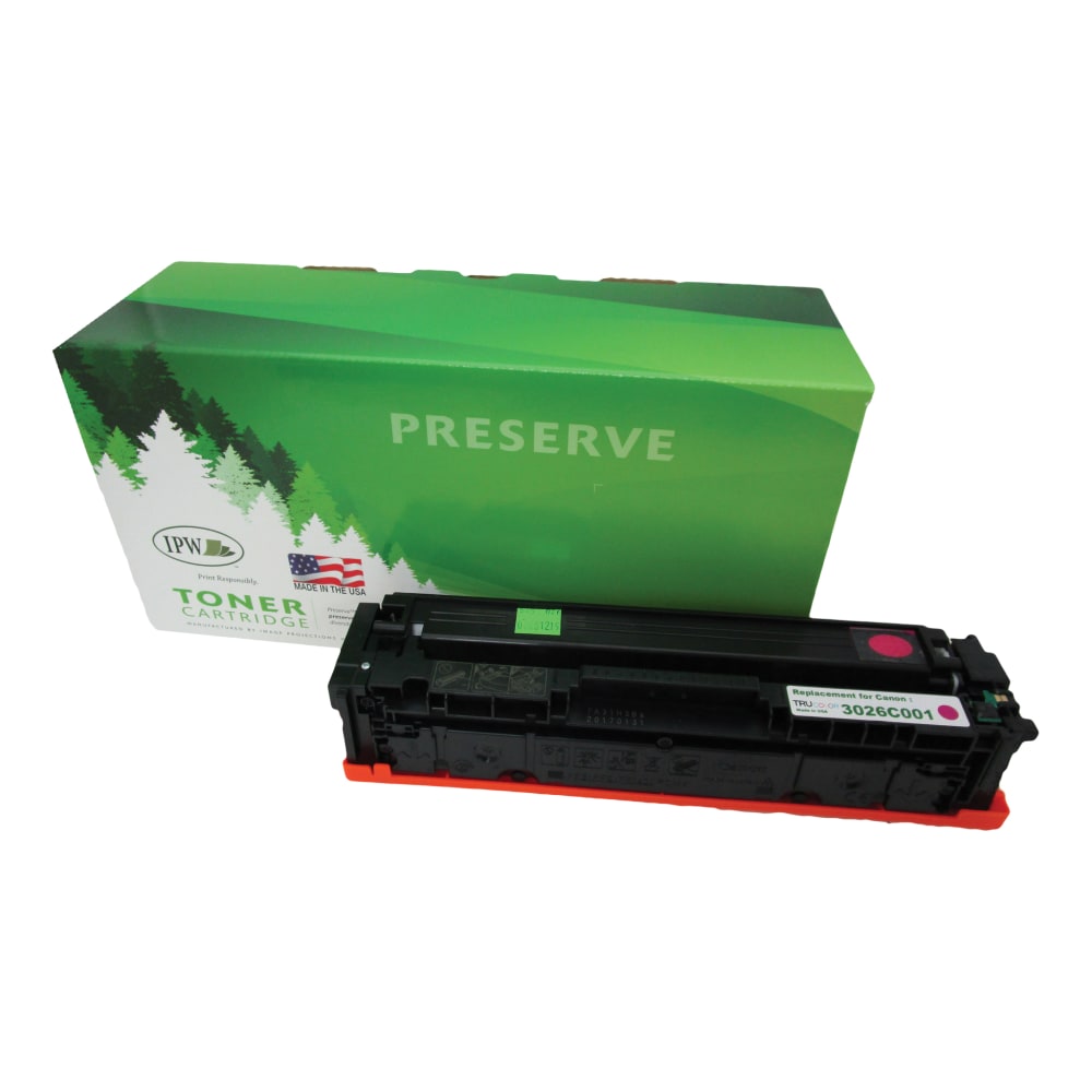 IPW Preserve Remanufactured Magenta High Yield Toner Cartridge Replacement For Canon 054H M, 3026C001, 545-026-ODP MPN:545-026-ODP