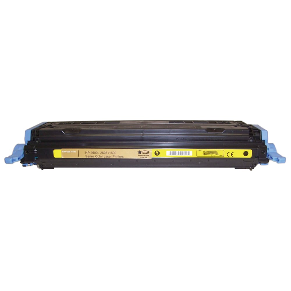 Hoffman Tech Remanufactured Yellow Toner Cartridge Replacement For HP 124A, Q6002A, 545-02A-HTI MPN:545-02A-HTI