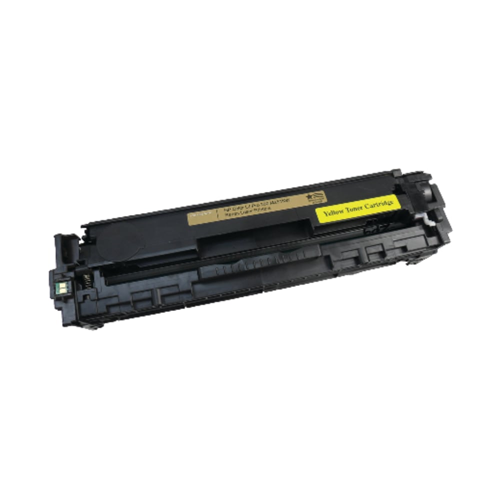 Hoffman Tech Remanufactured Yellow Toner Cartridge Replacement For HP 131A, CF212A, 545-212-HTI MPN:545-212-HTI