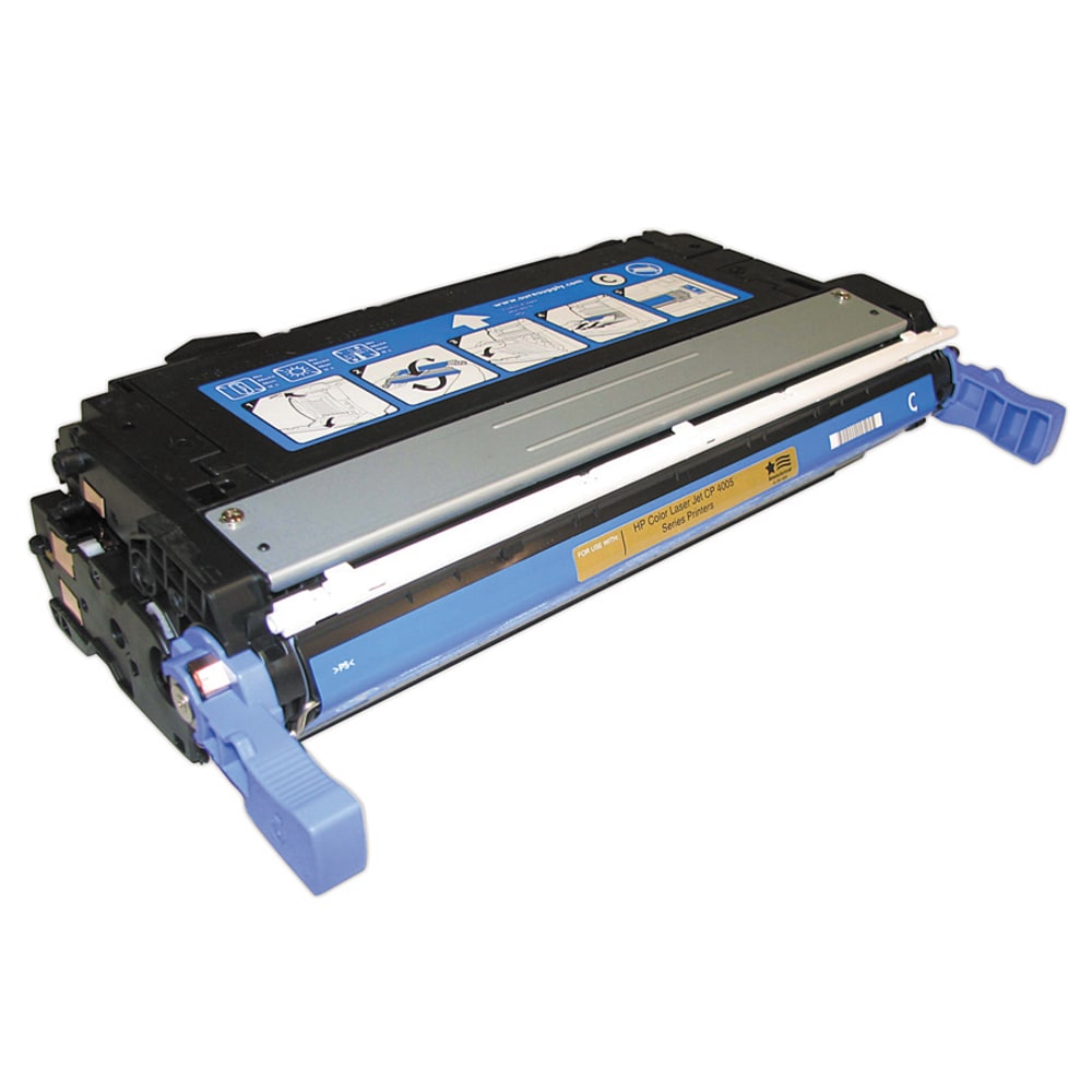 Hoffman Tech Remanufactured Cyan Toner Cartridge Replacement For HP 642A, CB401A, 545-41A-HTI MPN:545-41A-HTI