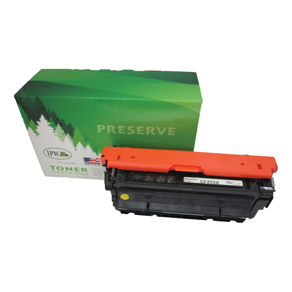IPW Preserve Remanufactured Yellow Toner Cartridge Replacement For HP 655A, CF452A, 545-452-ODP MPN:545-452-ODP