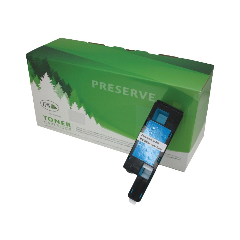 IPW Preserve Remanufactured Cyan Toner Cartridge Replacement For Dell 593BBJU, 545-BJU-ODP MPN:545-BJU-ODP