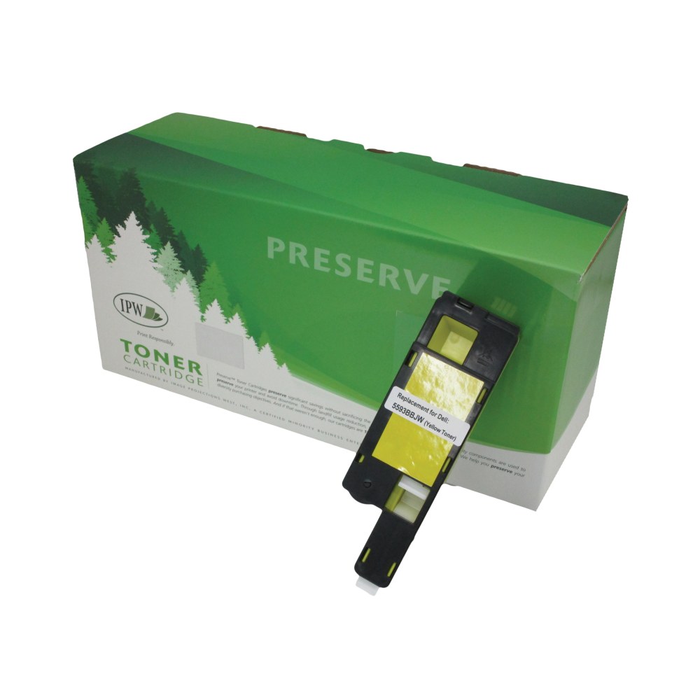 IPW Preserve Remanufactured Yellow Toner Cartridge Replacement For Dell 593BBJW, 545-BJW-ODP MPN:545-BJW-ODP