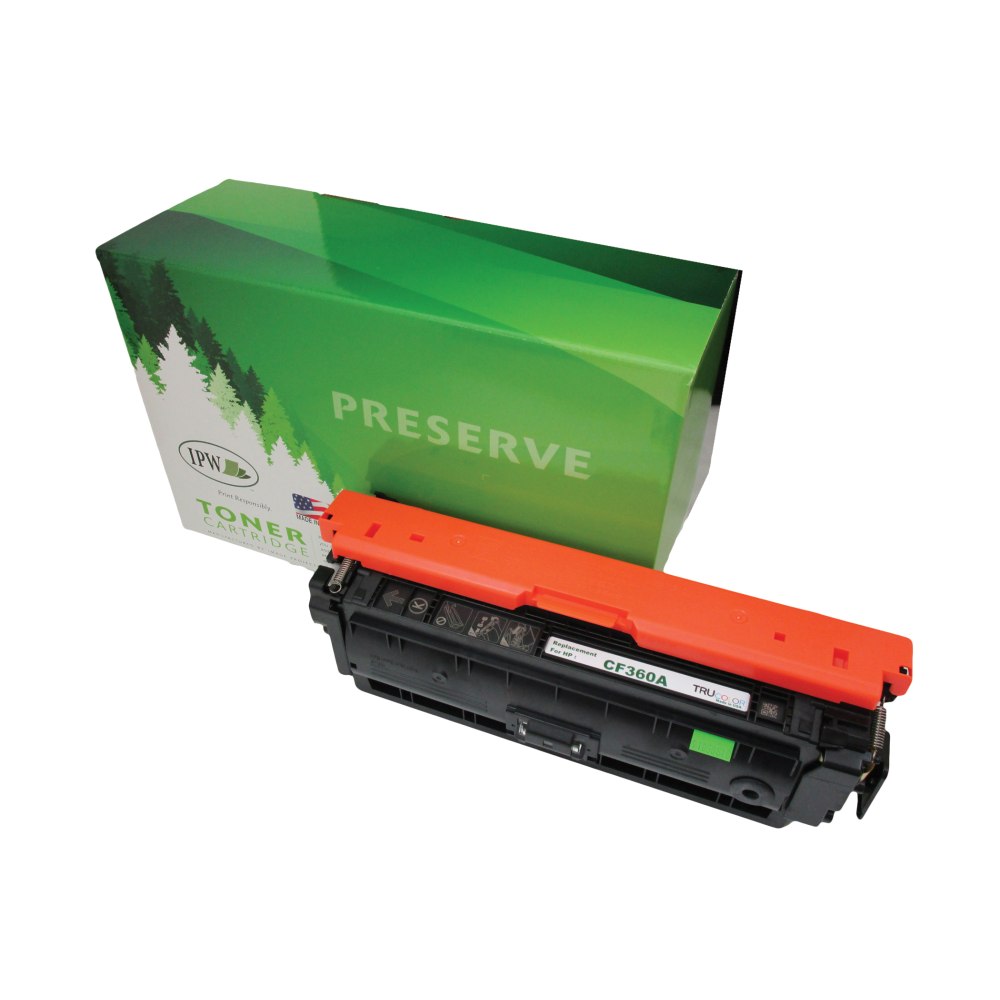 IPW Preserve Remanufactured Black Toner Cartridge Replacement For HP 508A, CF360A, 545-F0A-ODP MPN:545-F0A-ODP