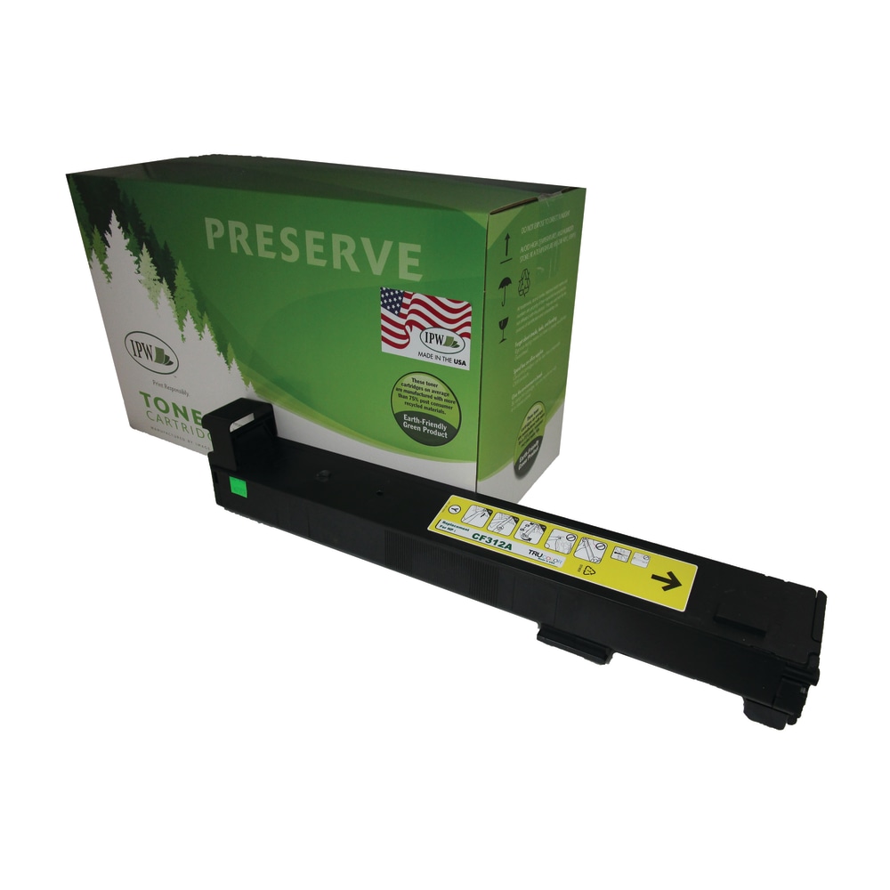 IPW Preserve Remanufactured Yellow Toner Cartridge Replacement For HP 826A, CF312A, 545-F12-ODP MPN:545-F12-ODP