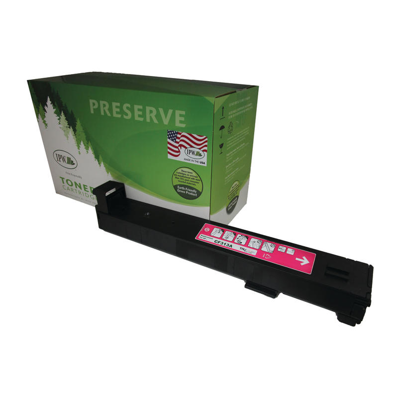 IPW Preserve Remanufactured Magenta Toner Cartridge Replacement For HP 826A, CF313A, 545-F13-ODP MPN:545-F13-ODP