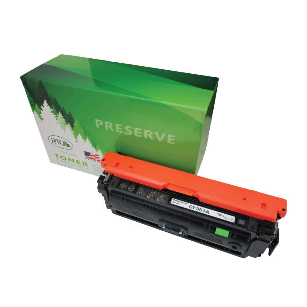 IPW Preserve Remanufactured Cyan Toner Cartridge Replacement For HP 508A, CF361A, 545-F1A-ODP MPN:545-F1A-ODP