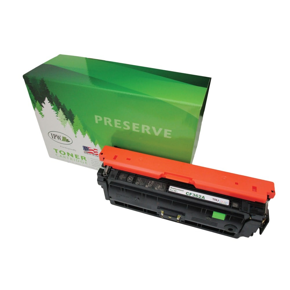 IPW Preserve Remanufactured Yellow Toner Cartridge Replacement For HP 508A, CF362A, 545-F2A-ODP MPN:545-F2A-ODP