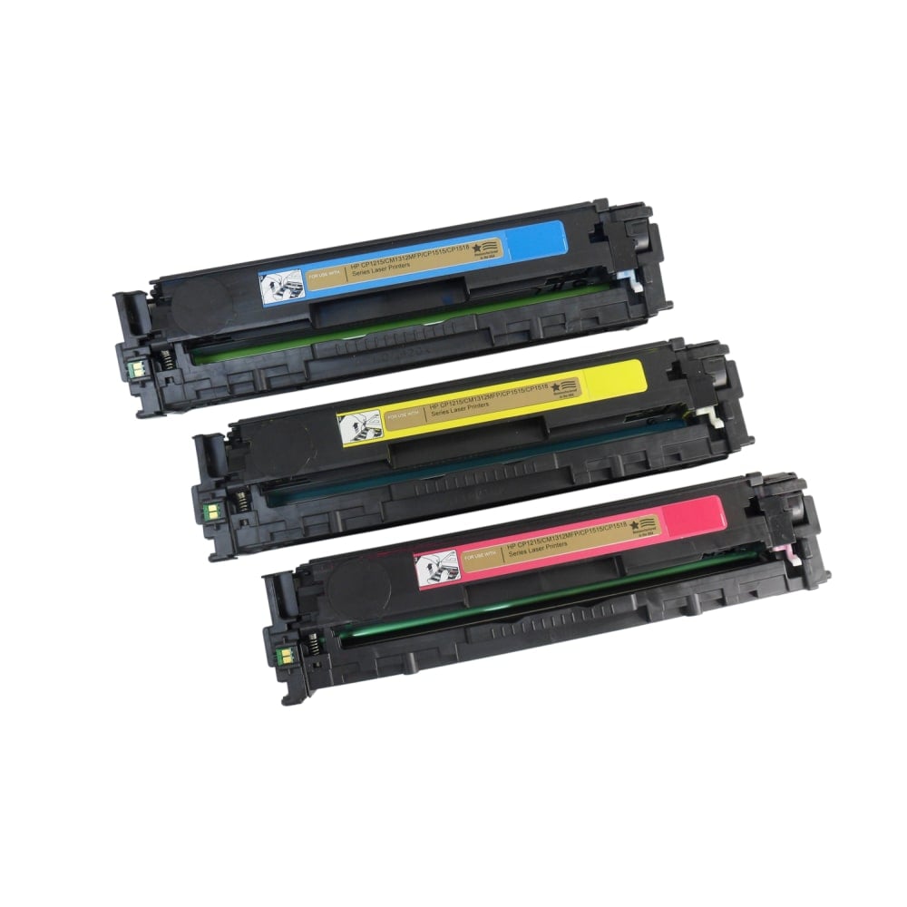 IPW Preserve Remanufactured Cyan; Magenta; Yellow Toner Cartridge Replacement For HP 125A, CE259A, Pack Of 3, 54T-59A-ODP MPN:54T-59A-ODP