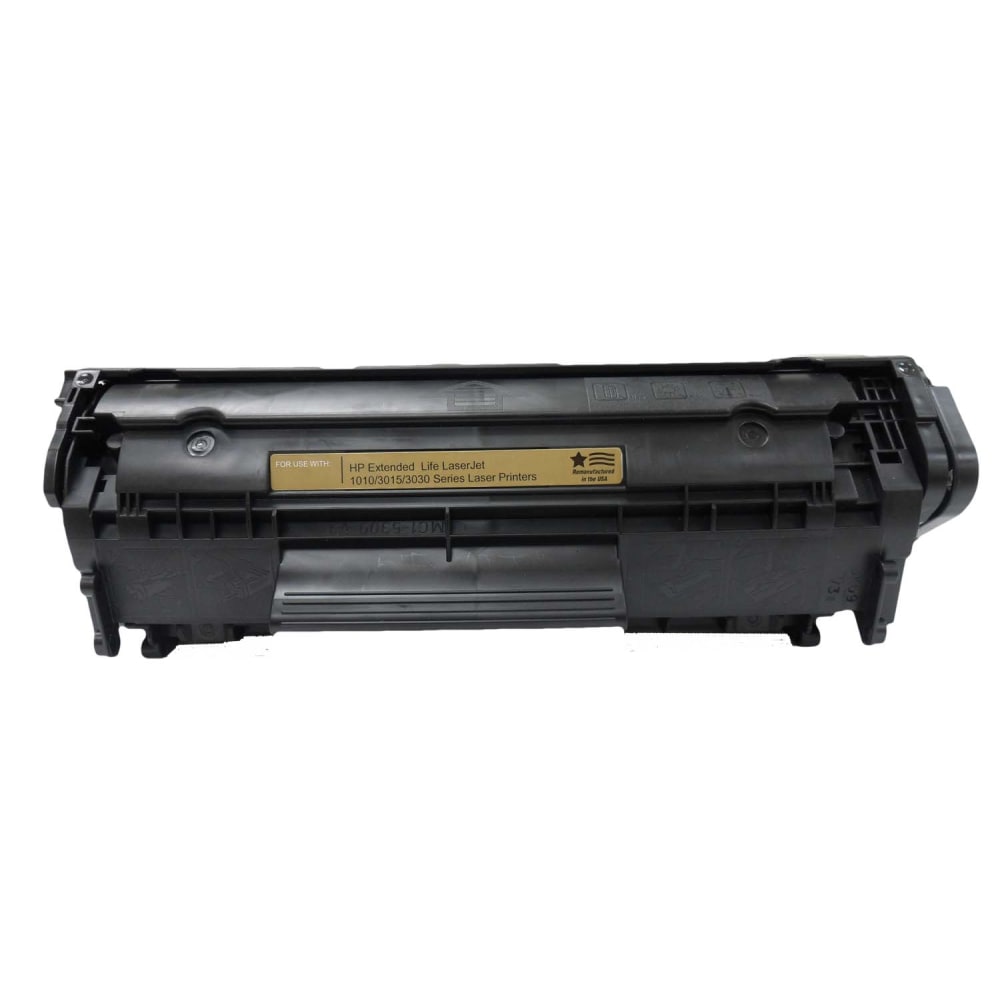 Hoffman Tech Remanufactured Black Extra High Yield Toner Cartridge Replacement For HP 12A, Q2612A, 677 12E HTI MPN:677-12E-HTI