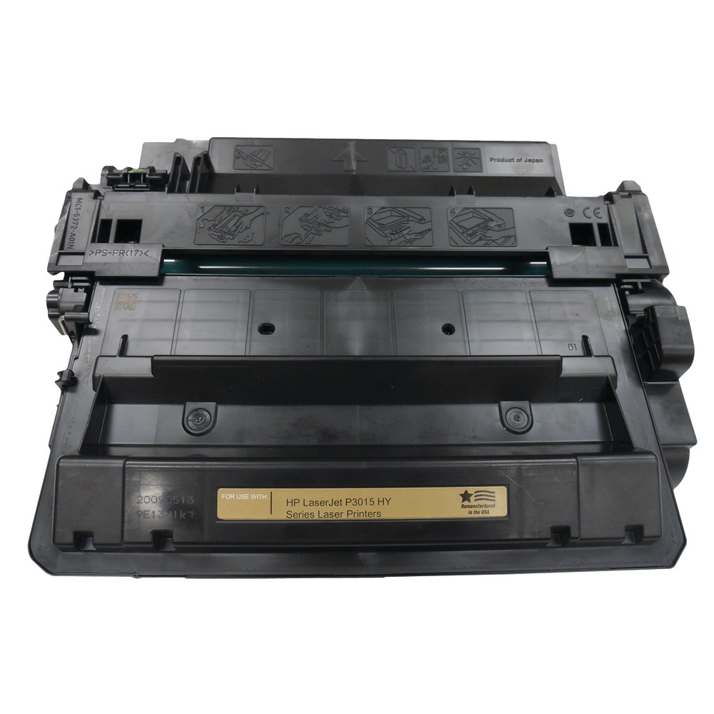 Hoffman Tech Remanufactured Black Extra-High Yield Toner Cartridge Replacement For HP 55X, CE255X, 677-55E-HTI MPN:677-55E-HTI