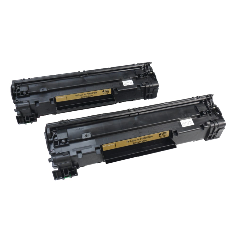 IPW Preserve Remanufactured Black Toner Cartridge Replacement For HP 35A, CB435D, Pack Of 2, 845-35D-HTI MPN:845-35D-HTI