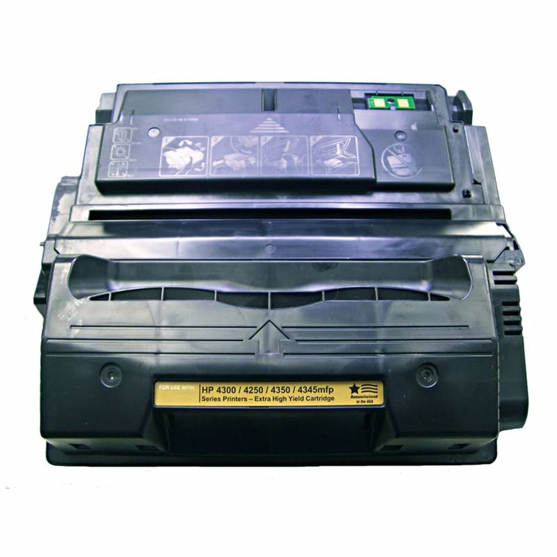 Hoffman Tech Remanufactured Black Extra-High Yield Toner Cartridge Replacement For HP 45A, Q5942X, Q5945A, Q1339A, 845-659-HTI MPN:845-659-HTI