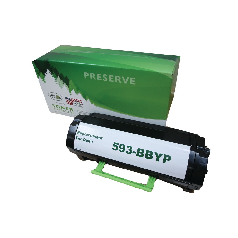 IPW Preserve Remanufactured Black High Yield Toner Cartridge Replacement For Dell 593-BBYP, CH00D, 4RDYK, GGCW, 845-BYP-ODP MPN:845-BYP-ODP