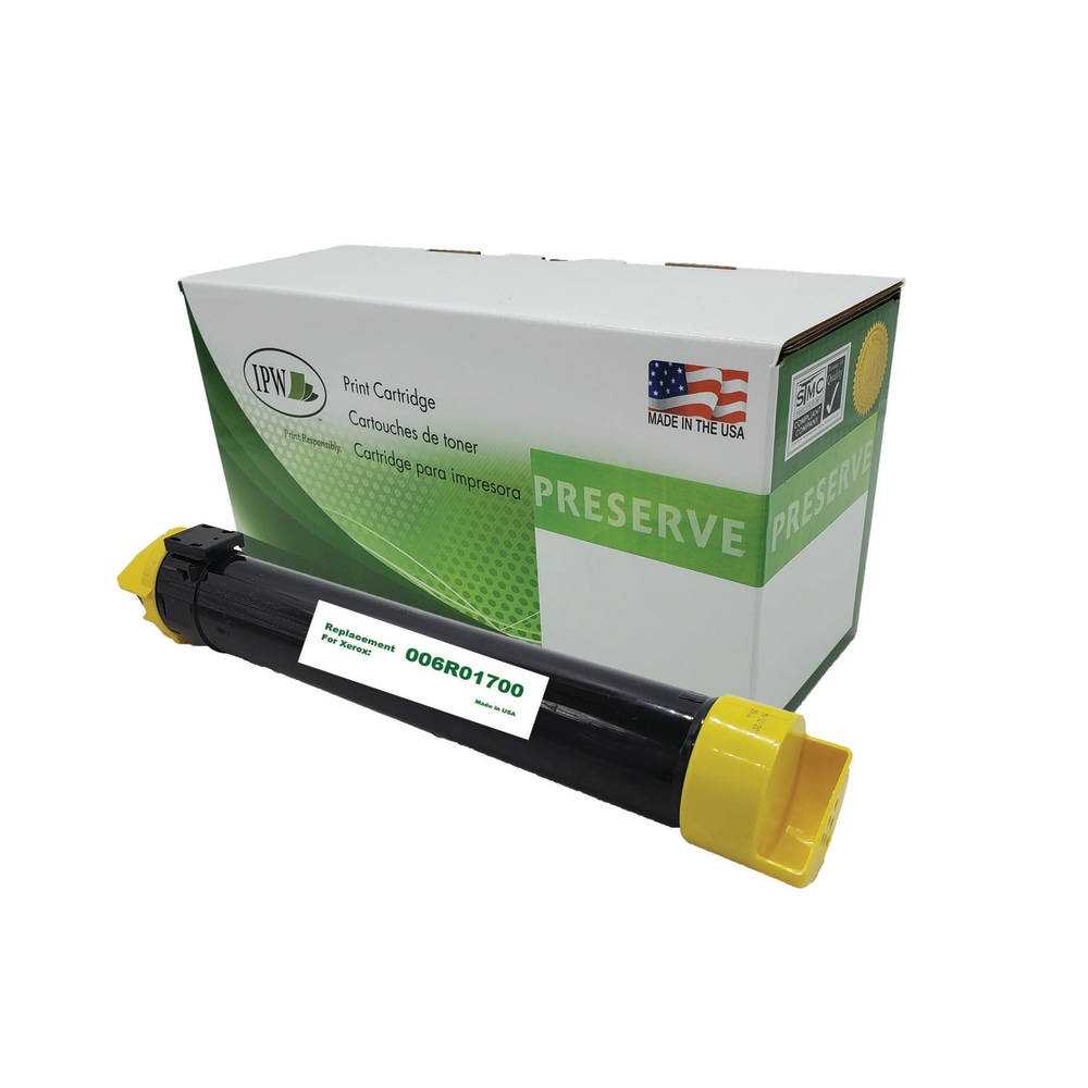 IPW Preserve Remanufactured Yellow Toner Cartridge Replacement For Xerox 006R01700, 006R01700-R-O MPN:006R01700-R-O