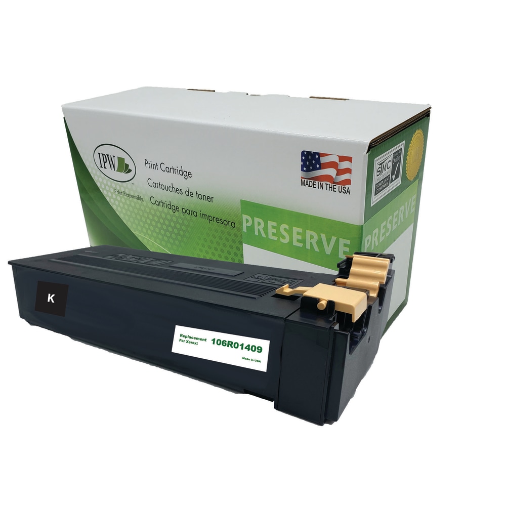 IPW Preserve Remanufactured Black High Yield Toner Cartridge Replacement For Xerox 106R01409, 106R01409-R-O MPN:106R01409-R-O