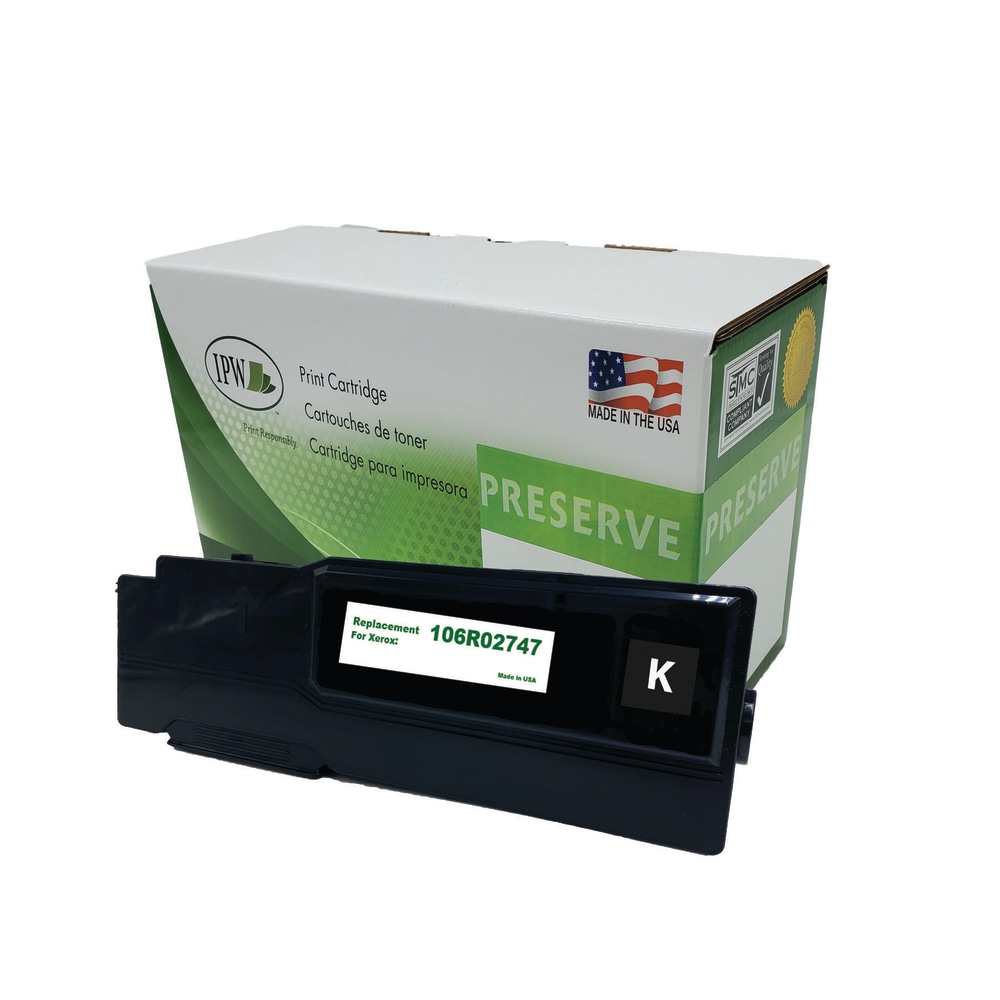 IPW Preserve Remanufactured Black High Yield Toner Cartridge Replacement For Xerox 106R02747, 106R02747-R-O MPN:106R02747-R-O
