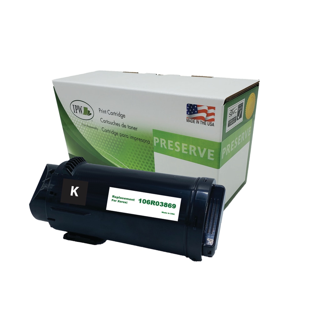 IPW Preserve Remanufactured Black Extra-High Yield Toner Cartridge Replacement For Xerox 106R03869, 106R03869-R-O MPN:106R03869-R-O