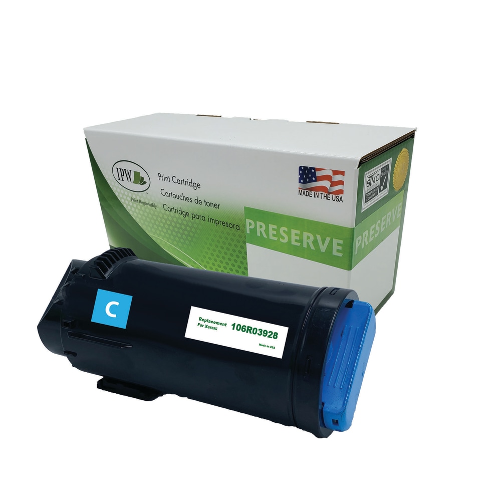 IPW Preserve Remanufactured Cyan Extra-High Yield Toner Cartridge Replacement For Xerox 106R03928, 106R03928-R-O MPN:106R03928-R-O