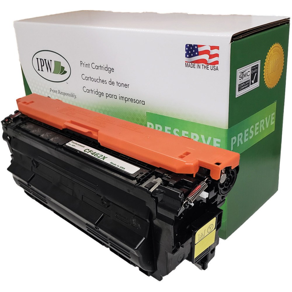 IPW Preserve Remanufactured Yellow High Yield Replacement Toner Cartridge For HP CF462X, 545-462-ODP MPN:545-462-ODP