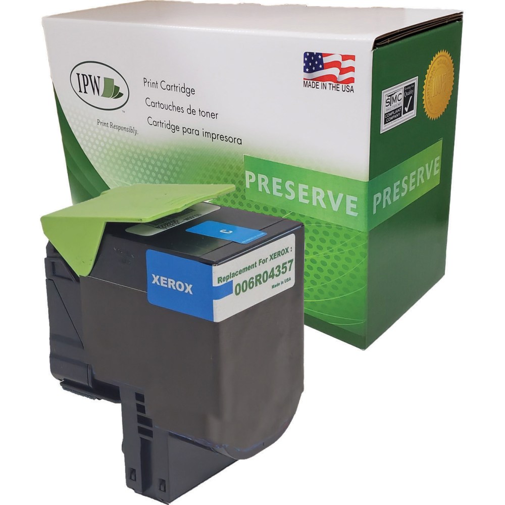 IPW Preserve 006R04357-R-O Remanufactured Cyan Toner Cartridge Replacement For Xerox 006R04357 MPN:006R04357-R-O