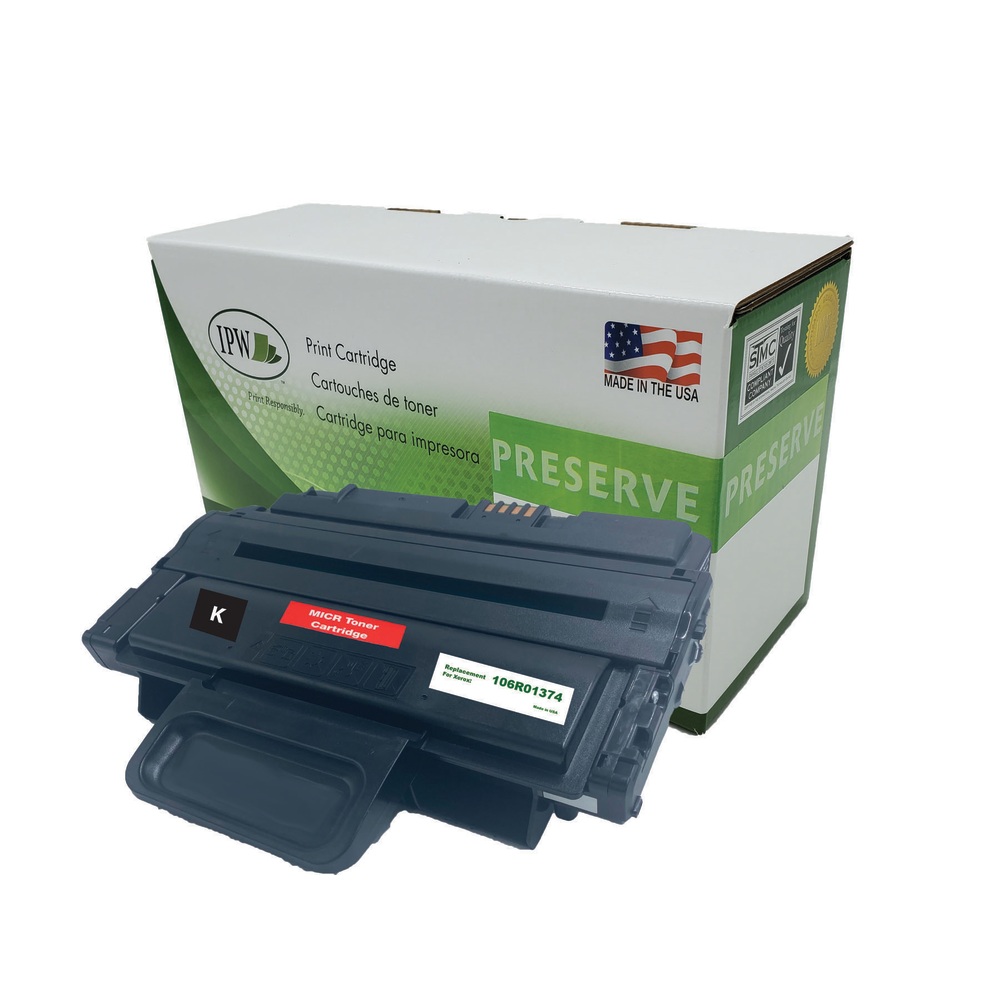 IPW Preserve Remanufactured Black High Yield Toner Cartridge Replacement For Xerox 106R01374, 106R01374-R-M-O MPN:106R01374-R-M-O