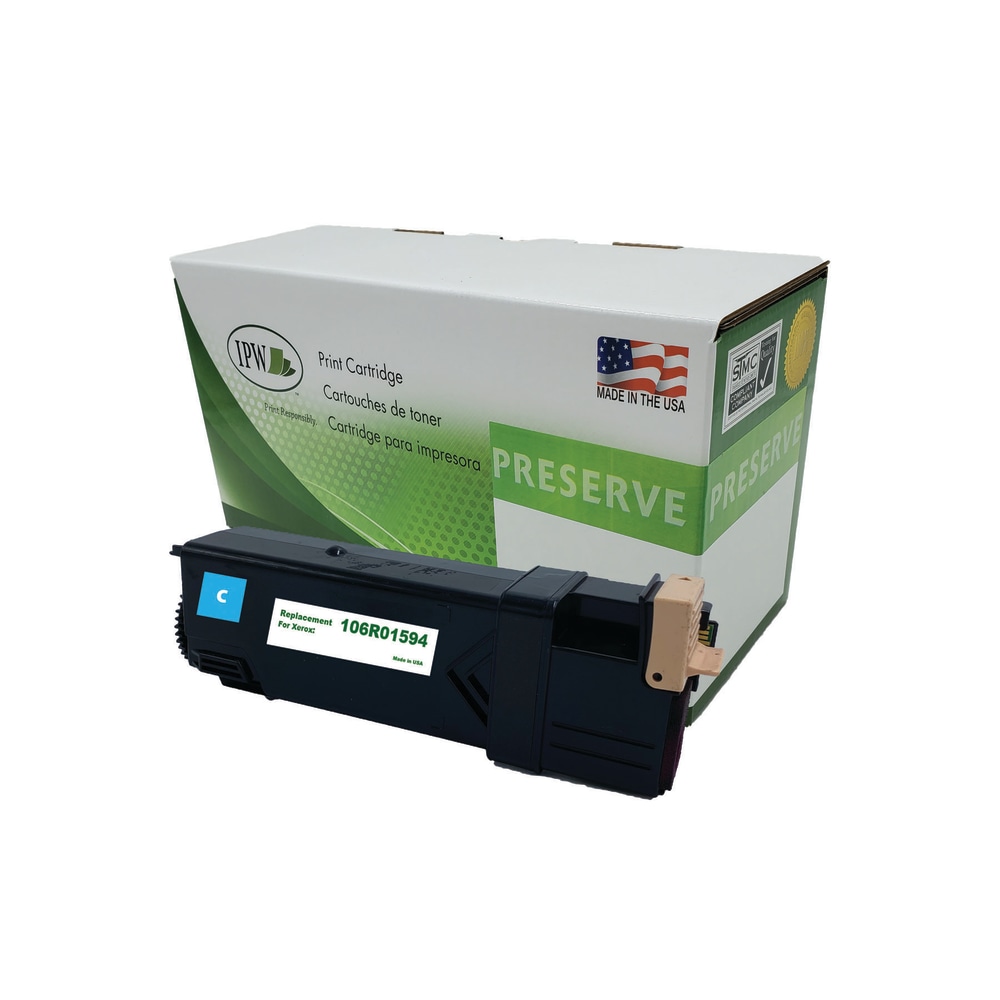 IPW Preserve Remanufactured Cyan High Yield Toner Cartridge Replacement For Xerox 106R01594, 106R01594-R-O MPN:106R01594-R-O