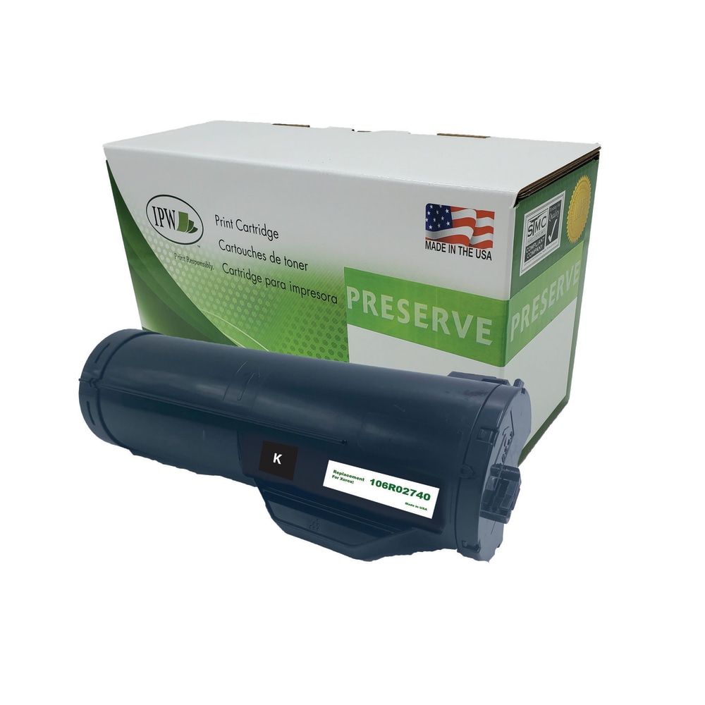 IPW Preserve Remanufactured Black Extra-High Yield Toner Cartridge Replacement For Xerox 106R02740, 106R02740-R-O MPN:106R02740-R-O