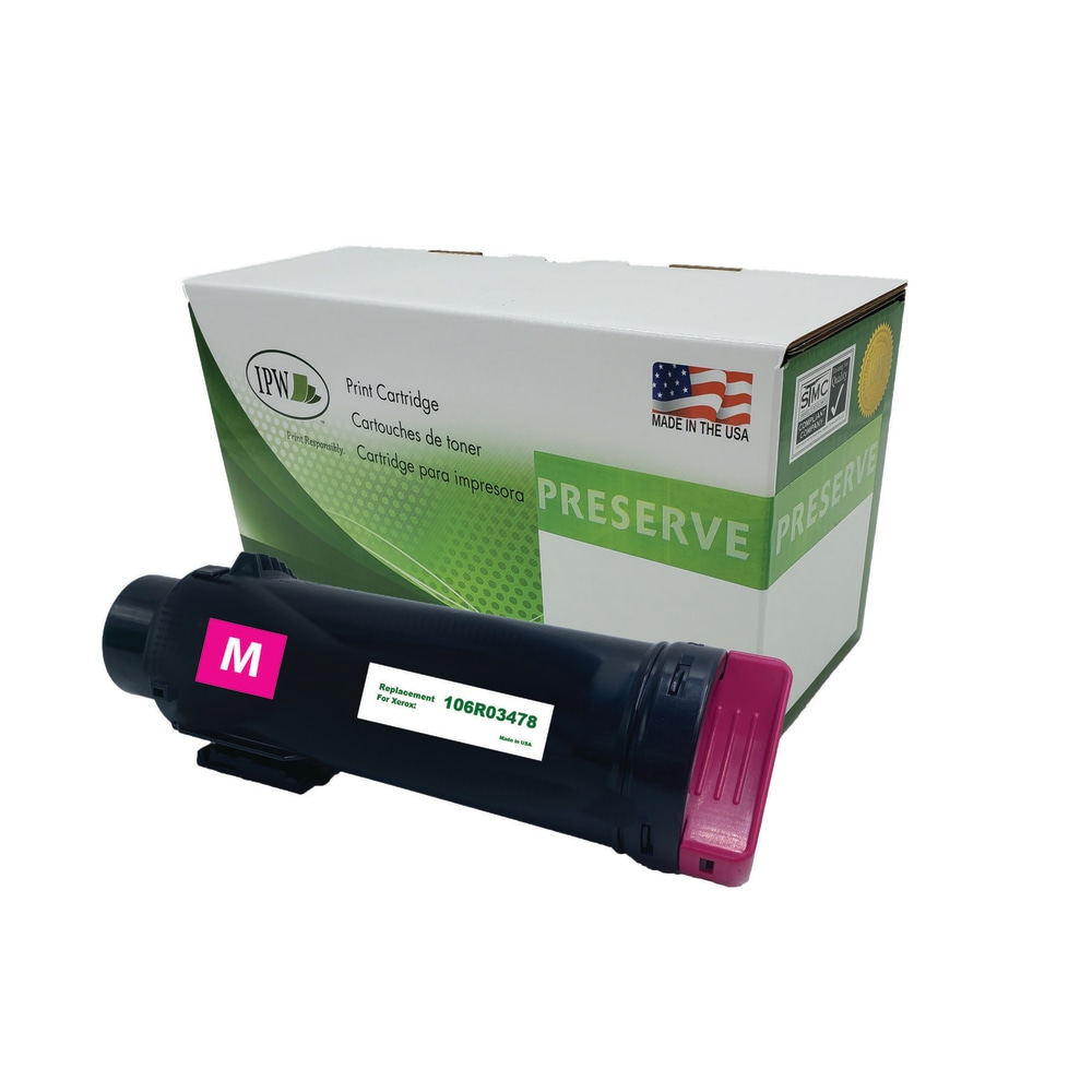 IPW Preserve Remanufactured Magenta High Yield Toner Cartridge Replacement For Xerox 106R03478, 106R03478-R-O MPN:106R03478-R-O