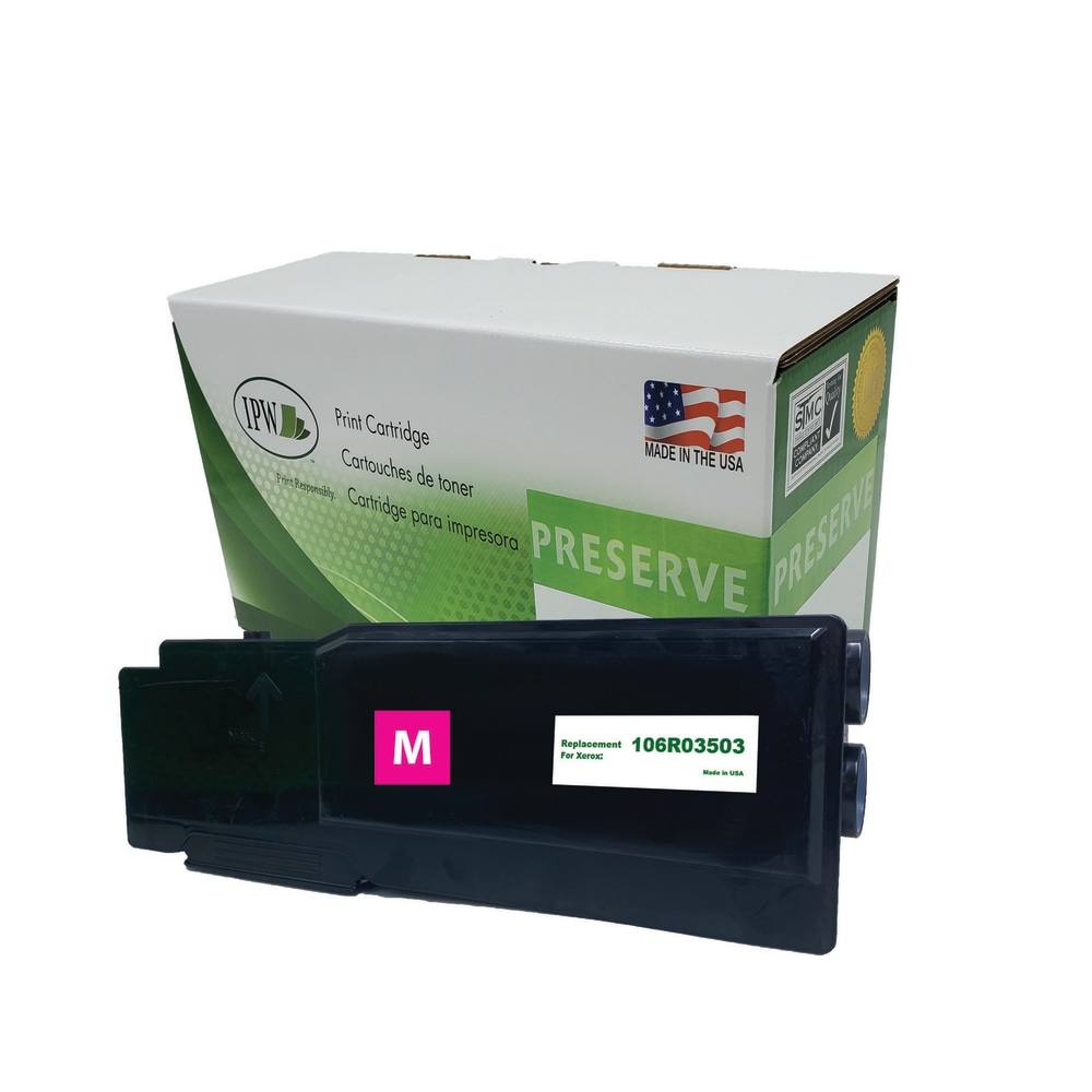 IPW Preserve Remanufactured Magenta Toner Cartridge Replacement For Xerox 106R03503, 106R03503-R-O MPN:106R03503-R-O