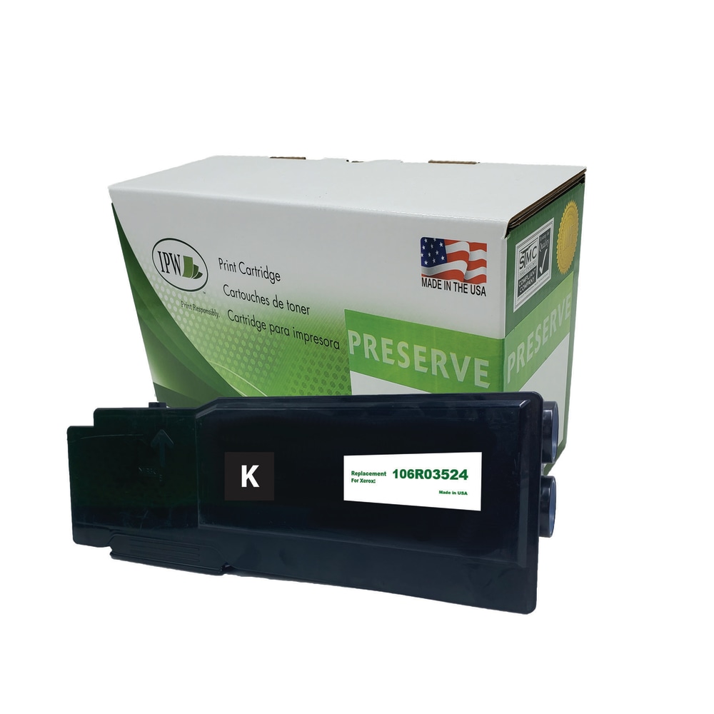 IPW Preserve Remanufactured Black Extra-High Yield Toner Cartridge Replacement For Xerox 106R03524, 106R03524-R-O MPN:106R03524-R-O