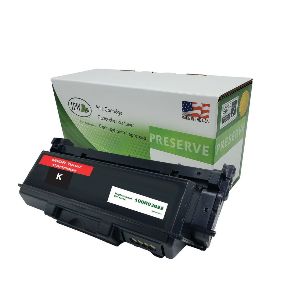 IPW Preserve Remanufactured Black High Yield Toner Cartridge Replacement For Xerox 106R03622, 106R03622-R-M-O MPN:106R03622-R-M-O