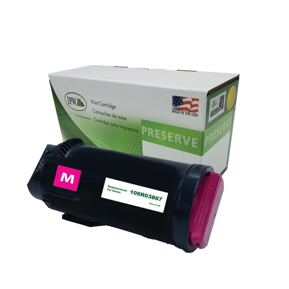 IPW Preserve Remanufactured Magenta Extra-High Yield Toner Cartridge Replacement For Xerox 106R03867, 106R03867-R-O MPN:106R03867-R-O