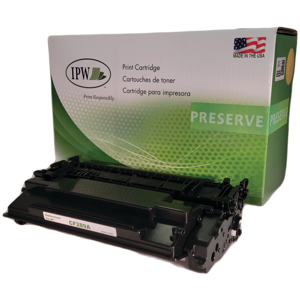 IPW Preserve Remanufactured Black Toner Cartridge Replacement For HP CF289A, CF289AR-ODP MPN:CF289AR-ODP
