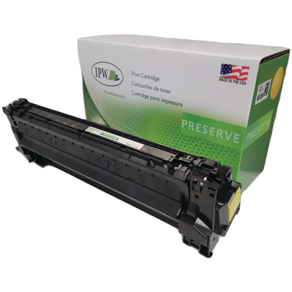 IPW Preserve Remanufactured Yellow Toner Cartridge Replacement For HP W2002A, W2002AR-ODP MPN:W2002AR-ODP