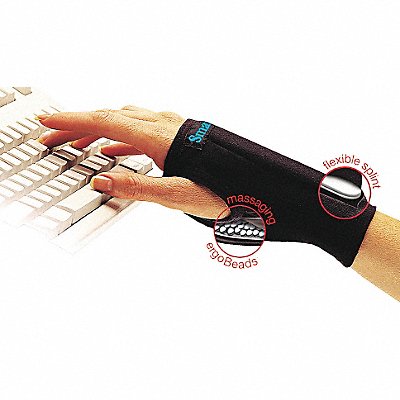 Wrist Wrap Black Lycra L MPN:IMAA20127