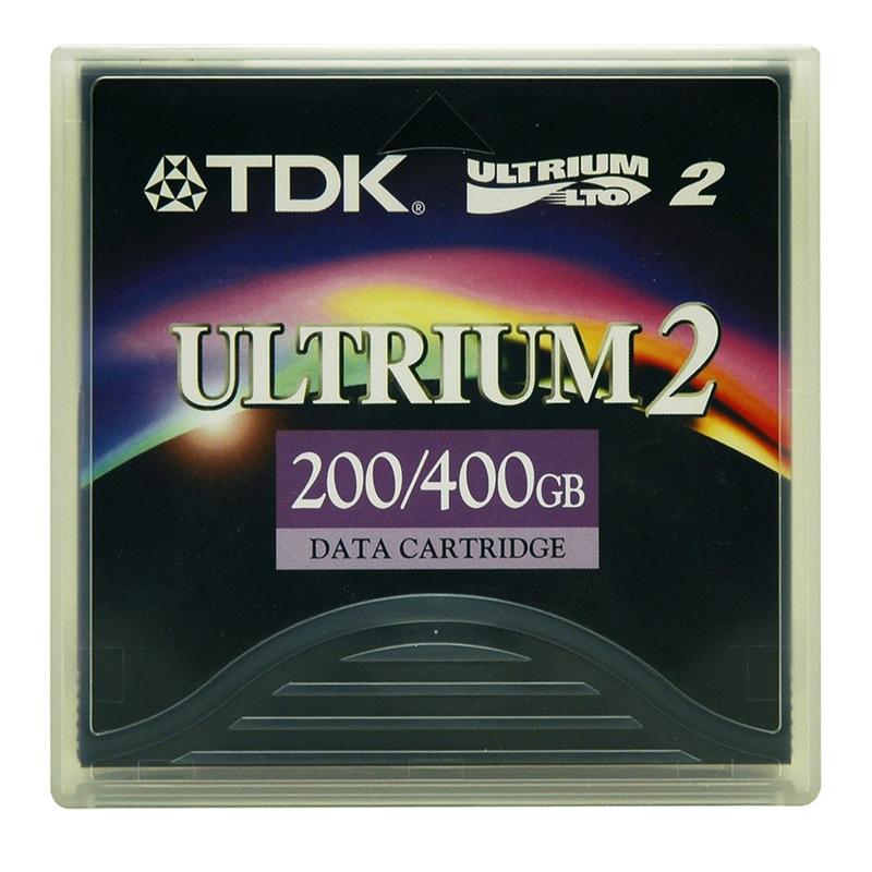 TDK LTO Ultrium 2 Data Cartridge, 200GB (Min Order Qty 2) MPN:020356276942