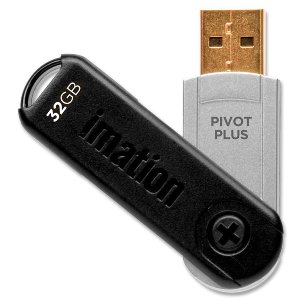 Imation 32GB Povit Plus USB 2.0 Flash Drive - 32 GB - USB 2.0 - 5 Year Warranty MPN:27993