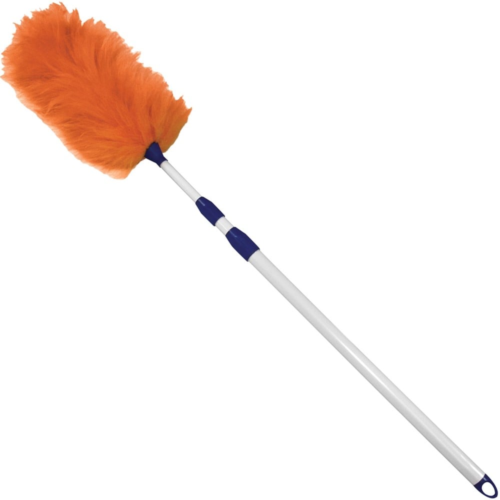 Impact Adjustable Lambswool Duster - 60in Overall Length - White Handle - 1 Each - Assorted, Multi (Min Order Qty 5) MPN:3106