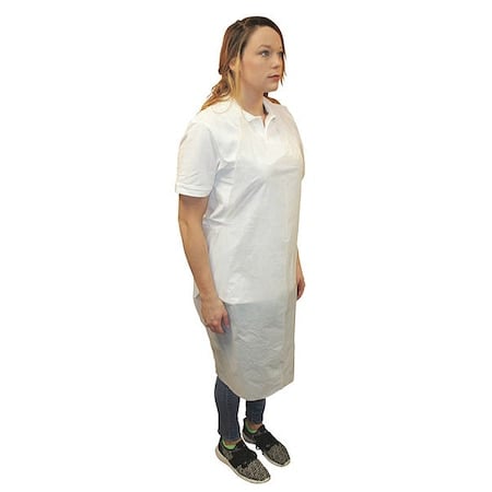Disposable Aprons, Polyethylene, 1 mil, 14