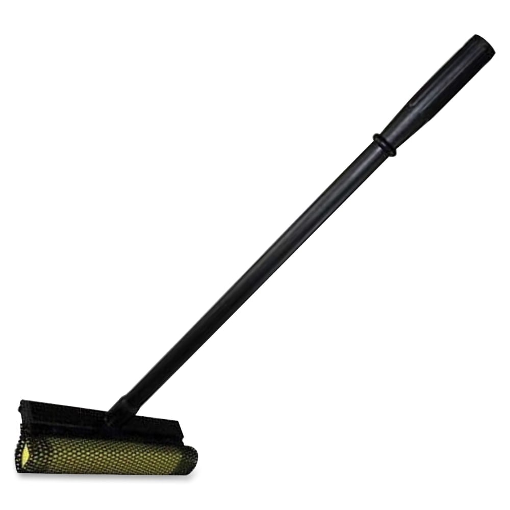 Impact Window Cleaning Sponge Squeegee - 8in Blade - 20in Polypropylene Handle - Black, Yellow (Min Order Qty 11) MPN:7458